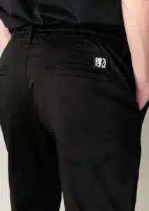 Cover Παντελόνι Chino και Λάστιχο στο Τελείωμα Μαύρο - TODD T0090-BLACK