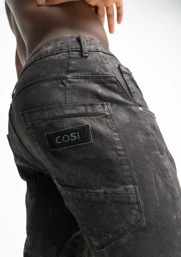 COSI Ανδρικό Jean Παντελόνι Ελαστικό Με Σκισίματα Γκρι - COSI59 - TIAGO 4