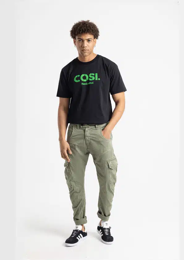Cosi Ανδρικό Παντελόνι Cargo Χακί - COSI61-MATTEO OLIVE