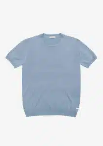Gianni Lupo Ανδρικό Πλεκτό Basic T-shirt Γαλάζιο - GL510S-CELESTE