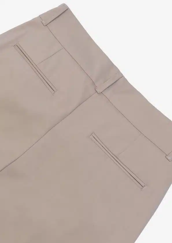 Gianni Lupo Ανδρικό Υφασμάτινο Παντελόνι Chino με Πιέτες Μπεζ - GN21652 - BEIGE