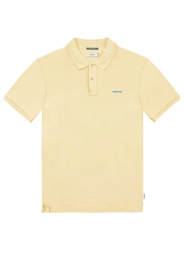 Rebase Ανδρικό Polo T-shirt Κίτρινο - 231.RPS.032-YELLOW