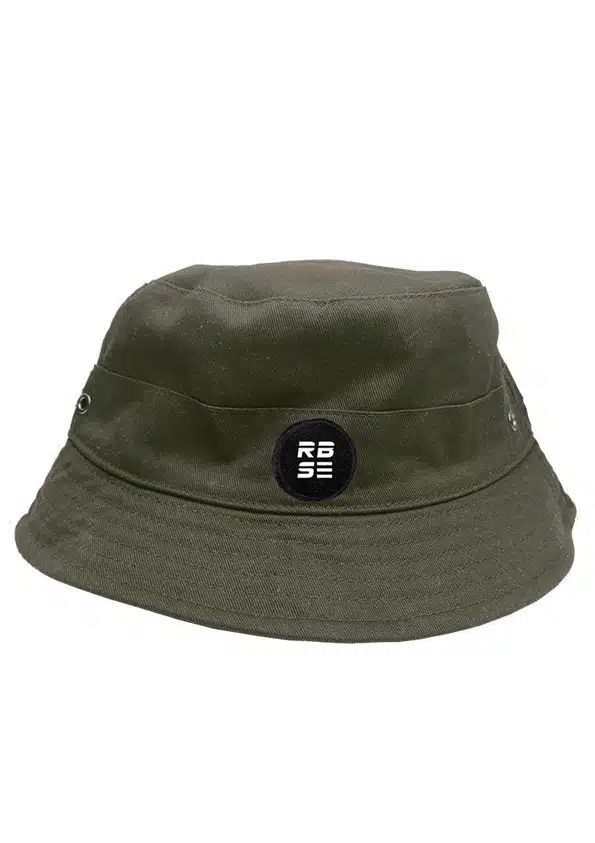 Rebase Καπέλο Bucket με Patch στο Μπροστινό Μέρος Χακί - RMHT-09-KHAKI
