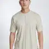 P/COC Ανδρική Μπλούζα με Διακοσμητικά Γαζιά Μπεζ - P-1672-BEIGE