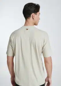 P/COC Ανδρική Μπλούζα με Διακοσμητικά Γαζιά Μπεζ - P-1672-BEIGE