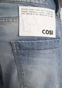 COSI Ανδρικό Jean Παντελόνι Με Ξεβάμματα Ανοιχτό Μπλε - COSI61 - ZURETTI 5
