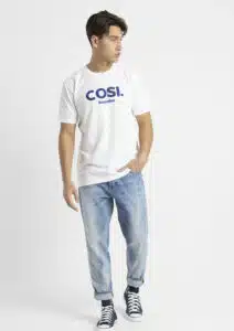 COSI Ανδρικό Jean Παντελόνι Με Ξεβάμματα Ανοιχτό Μπλε - COSI61 - ZURETTI 5