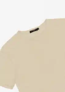 Gianni Lupo Ανδρικό Λινό T-shirt Basic Μπεζ - GL087Q-BEIGE