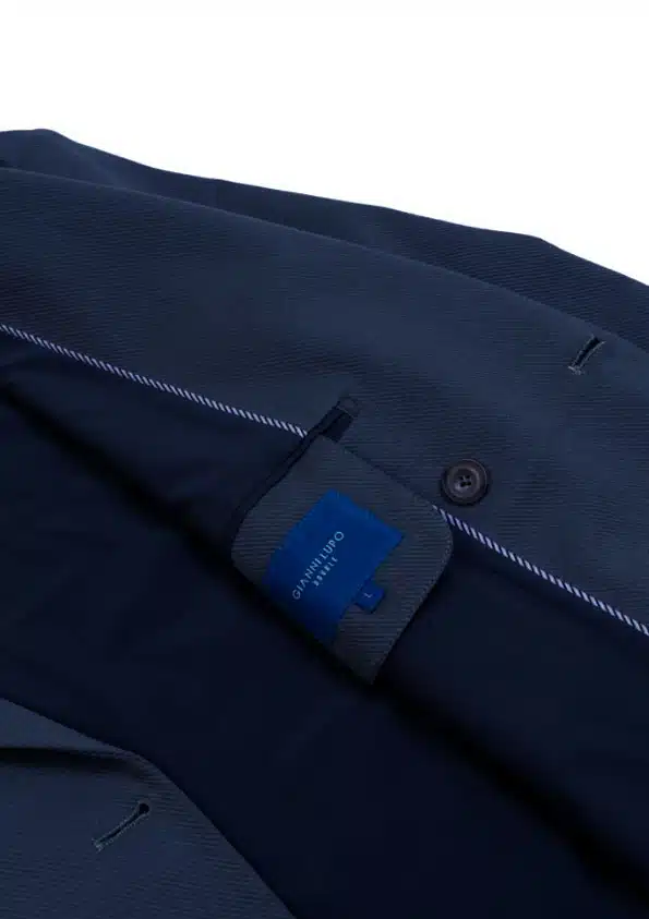 GIANNI LUPO Ανδρικό Σακάκι με Κουμπιά και Τσέπες Μπλε - GL75085BD-NAVY