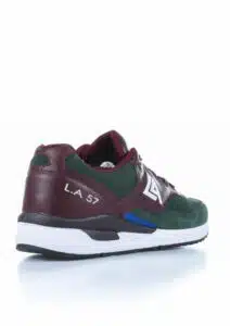L.A 57 Sneaker Δερμάτινο Suede Πράσινο Μπορντό - LT-M70288-2