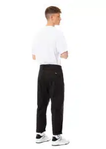 Cover Ανδρικό Υφασμάτινο Παντελόνι Chino με Πιέτες Μαύρο - STAR-M0102-27-BLACK